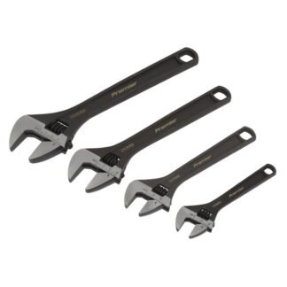 Sealey Premier Adjustable Wrench Set 4pc (5054511860399) AK9567