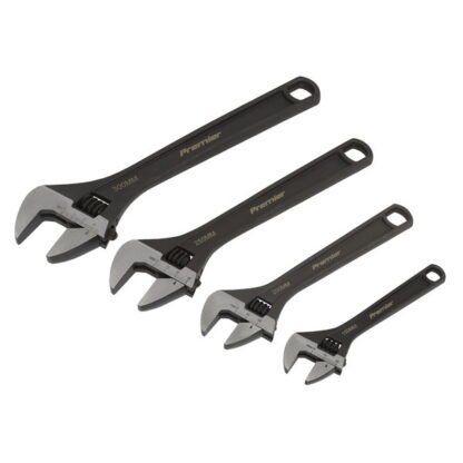 Sealey Premier Adjustable Wrench Set 4pc (5054511860399) AK9567