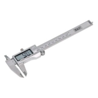 Sealey Premier Stainless Steel Digital Vernier Caliper 0- 150mm(0- 6IN ) (5024209952545) AK9621EV
