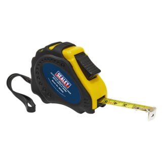 Sealey Metric/Imperial Auto Lock Tape Measure 3m(10ft) x 16mm (5024209906456) AK993