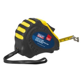 Sealey Metric/Imperial Auto Lock Tape Measure 5m(16ft) x 19mm (5024209906463) AK994