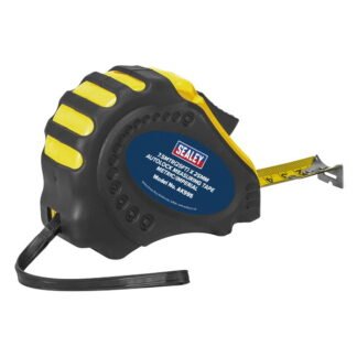 Sealey Metric/Imperial Auto Lock Tape Measure 7.5m(25ft) x 25mm (5024209906470) AK995