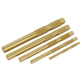 Sealey Brass Punch Set 5pc (5054630343186) AKB05