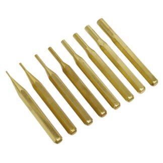 Sealey Brass Pin Punch Set 8pc (5054630278426) AKB08