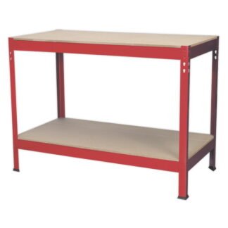 Sealey Steel Workbench with Wooden Top 1.2m (5051747363922) AP1210