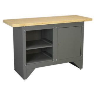 Sealey Heavy- Duty Workbench with Cupboard (5054511432688) AP2010