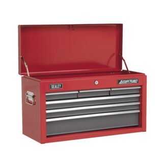 Sealey American PRO® Topchest 6 Drawer - Red/Grey (5054630156915) AP2201BB