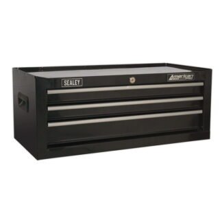 Sealey American PRO® Mid- Box Tool Chest 3 Drawer - Black (5054511148510) AP223B