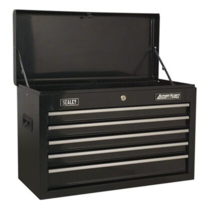 Sealey American PRO® Topchest 5 Drawer - Black (5054511148534) AP225B