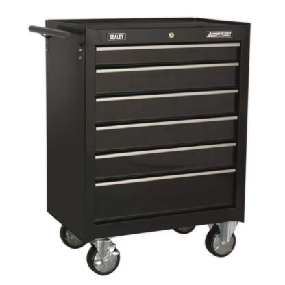 Sealey American PRO® Rollcab 6 Drawer - Black (5054511148558) AP226B