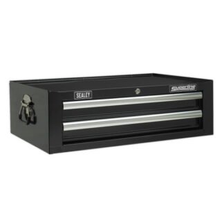 Sealey Superline PRO® Mid- Box Tool Chest 2 Drawer - Black (5051747447547) AP26029TB