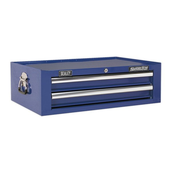 Sealey Superline PRO® Mid- Box Tool Chest 2 Drawer - Blue (5051747863781) AP26029TC