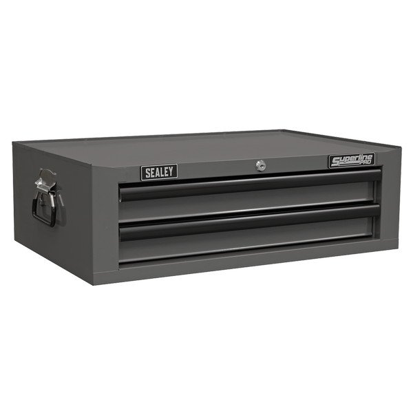 Sealey Superline PRO® Mid- Box Tool Chest 2 Drawer - Grey/Black (5054630302718) AP26029TG