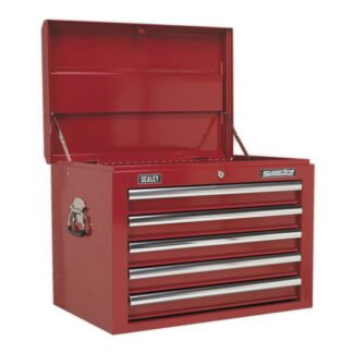 Sealey Superline PRO® Topchest 5 Drawer - Red (5051747444621) AP26059T