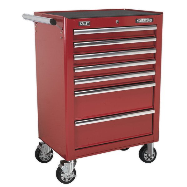 Sealey Superline PRO® Rollcab 7 Drawer - Red (5051747446052) AP26479T