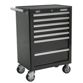 Sealey Superline PRO® Rollcab 7 Drawer - Black (5051747447554) AP26479TB