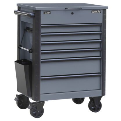 Sealey Superline Pro® Tool Trolley 6 Drawer - Grey (5054630568305) AP266G