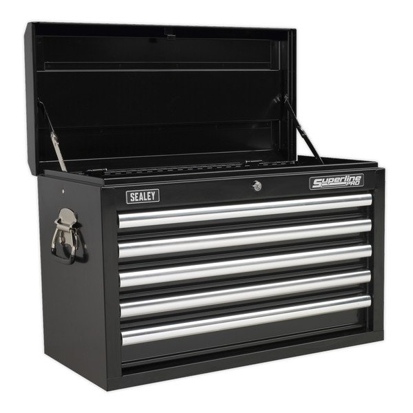 Sealey Superline PRO® Topchest 5 Drawer - Black (5051747470491) AP33059B