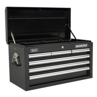 Sealey Superline PRO® Topchest 6 Drawer - Black (5051747470514) AP33069B