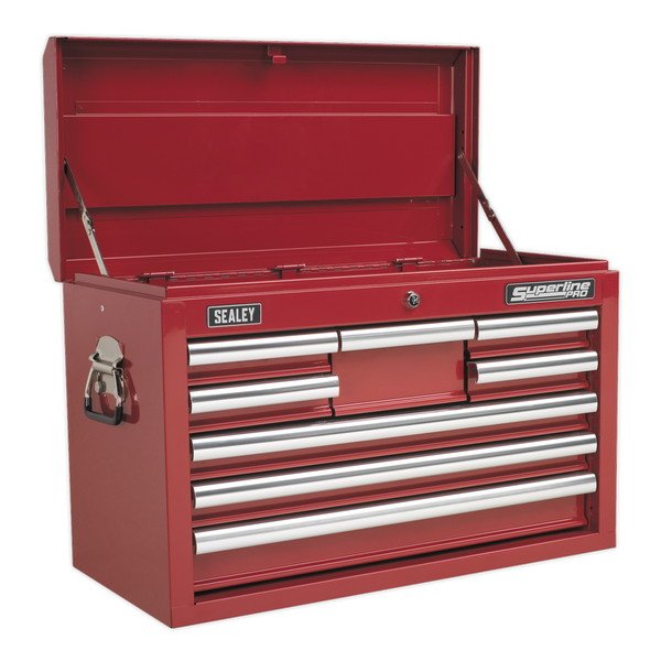Sealey Superline PRO® Topchest 8 Drawer - Red (5051747470521) AP33089
