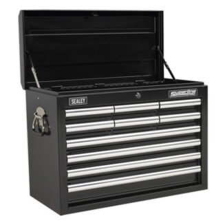 Sealey Superline PRO® Topchest 10 Drawer - Black (5051747470552) AP33109B