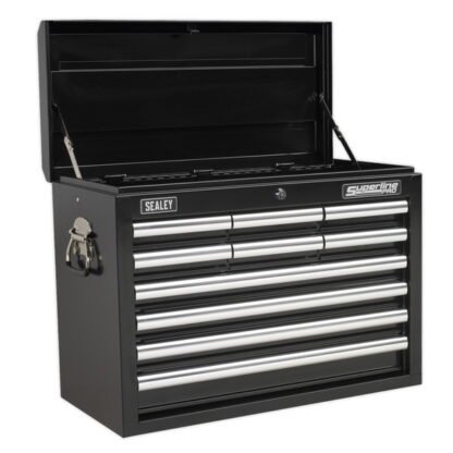 Sealey Superline PRO® Topchest 10 Drawer - Black (5051747470552) AP33109B