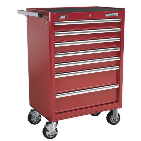 Sealey Superline PRO® Rollcab 7 Drawer - Red (5051747470620) AP33479