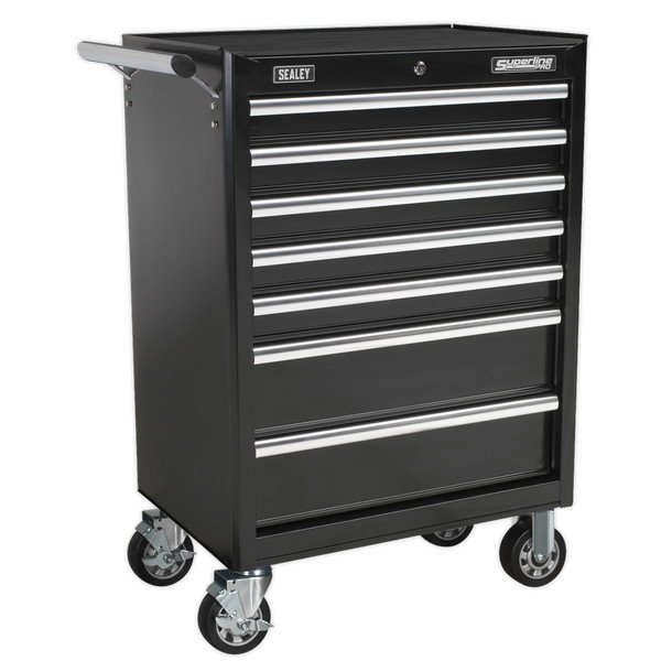 Sealey Superline PRO® Rollcab 7 Drawer - Black (5051747470637) AP33479B