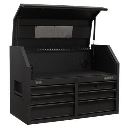 Sealey Superline PRO® Black Edition Topchest with 6 Soft Close Drawers & Power Bar 910mm (5054511825275) AP3607BE