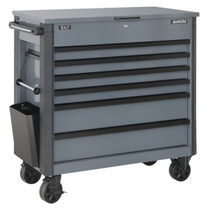 Sealey Tool Trolley 6 Drawer - Grey (5054630367502) AP366G