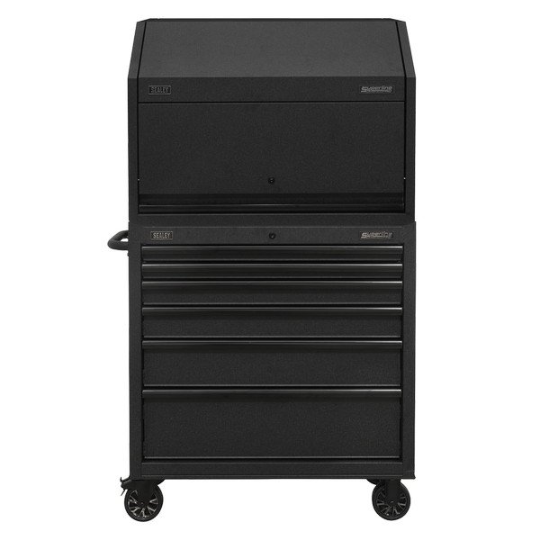 Sealey Superline PRO® Hutch Toolbox & Rollcab Combo 915mm 6 Drawer (5054511925760) AP36HBESTACK
