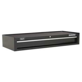 Sealey Superline PRO® Heavy- Duty Mid- Box Tool Chest with Drawer - Black (5051747470392) AP41119B