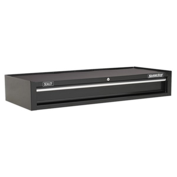 Sealey Superline PRO® Heavy- Duty Mid- Box Tool Chest with Drawer - Black (5051747470392) AP41119B