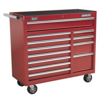 Sealey Superline PRO® Heavy- Duty Rollcab 12 Drawer - Red (5051747470446) AP41120