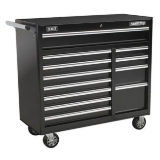 Sealey Superline PRO® Heavy- Duty Rollcab 12 Drawer - Black (5051747470453) AP41120B