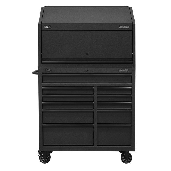 Sealey Superline PRO® Hutch Toolbox & Rollcab Combo 1030mm 11 Drawer (5054511925777) AP41HBESTACK