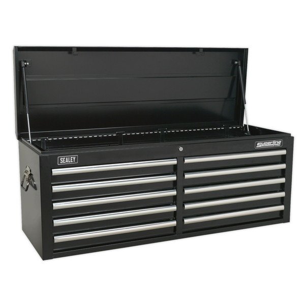 Sealey Superline PRO® Topchest 10 Drawer - Black (5051747937673) AP5210TB