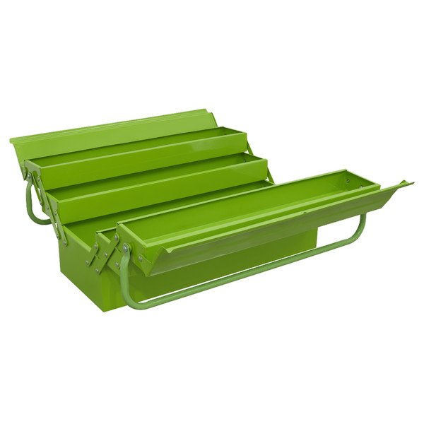 Sealey 4 Tray Cantilever Toolbox 530mm - Green (5054630093098) AP521HV