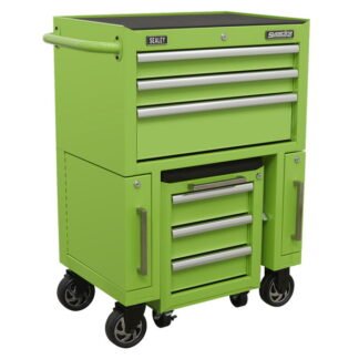 Sealey Superline PRO® Rollcab 3 Drawer with Utility Seat (5054630095863) AP556CSHV