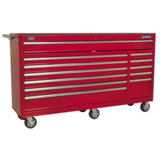 Sealey Superline PRO® Rollcab 12 Drawer - Red (5051747705357) AP6612