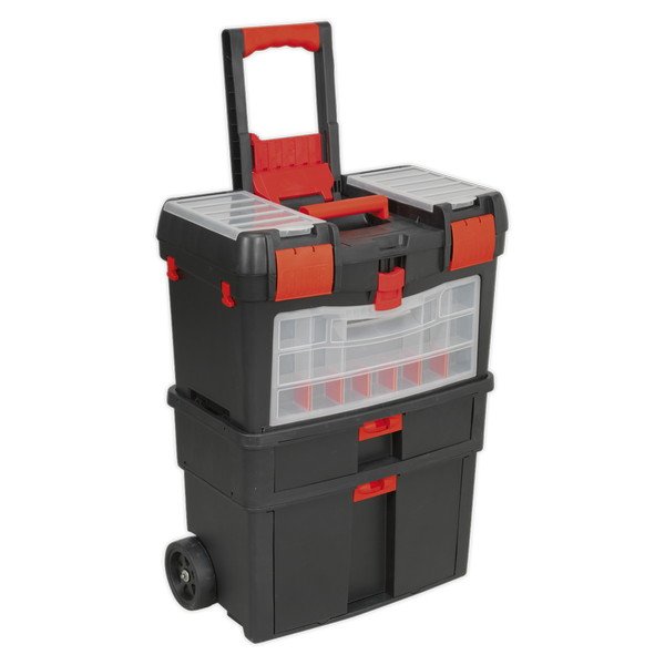 Sealey Mobile Toolbox with Tote Tray & Removable Assortment Box (5051747593527) AP850