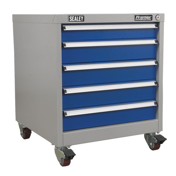Sealey Premier Industrial™ Mobile Industrial Cabinet 5 Drawer (5051747645127) API5657A