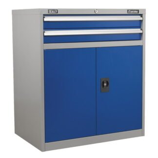 Sealey Premier Industrial™ Industrial Cabinet with 2 Drawers & 1 Shelf (5054511728811) API8810
