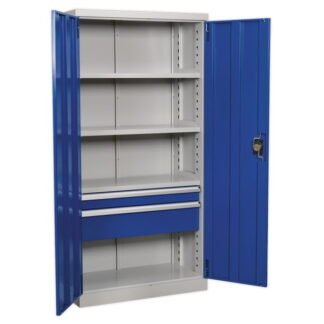 Sealey Premier Industrial™ Cabinet with 2 Drawers & 3 Shelves 1800mm (5051747699663) APICCOMBO2