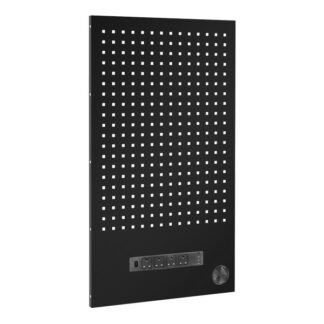Sealey Superline PRO® Black Edition Modular Back Panel with Power Bar 600mm (5054630555909) APMS3BEBP
