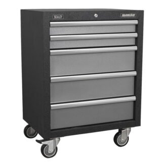 Sealey Superline PRO® Modular Mobile Cabinet 5 Drawer 650mm (5054511100655) APMS58