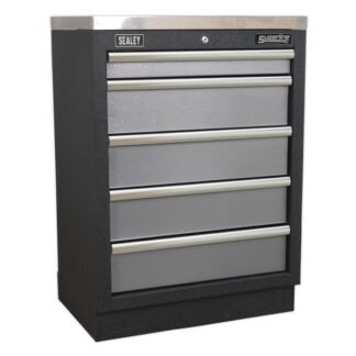 Sealey Superline PRO® Modular Cabinet 5 Drawer 680mm (5054511100549) APMS59