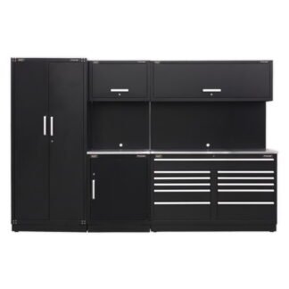 Sealey Premier™ Storage System with Stainless Worktop 3.26m (5054511124507) APMSCOMBO2SS