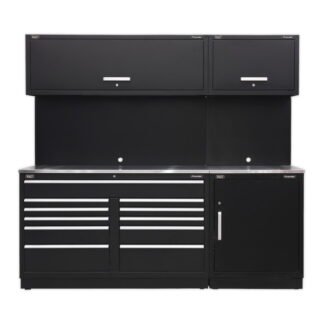 Sealey Premier™ Storage System with Stainless Worktop 2.33m (5054511124552) APMSCOMBO4SS