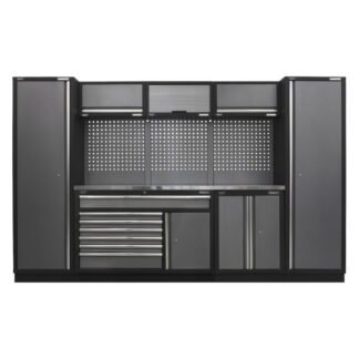 Sealey Superline PRO® Storage System with Stainless Steel Worktop 3.24m (5054630000973) APMSSTACK13SS